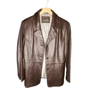 Adler Women's Brown Leather Jacket